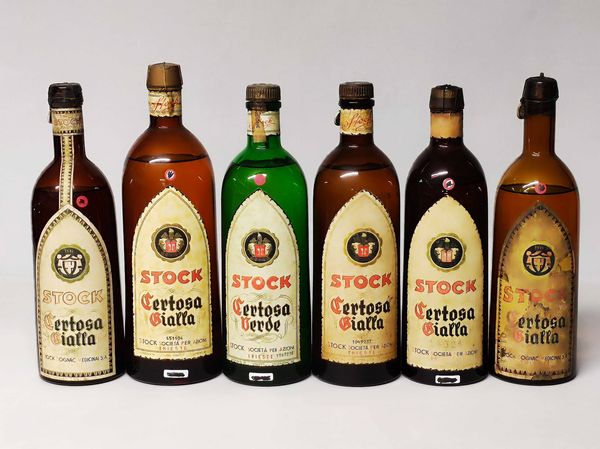 Stock Certosa, Liquore  - Asta Whisky & Co. - Associazione Nazionale - Case d'Asta italiane