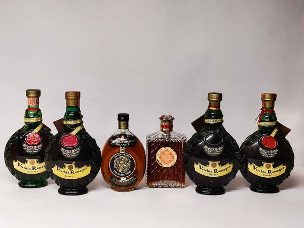 Vecchia Romagna, Brandy  - Asta Whisky & Co. - Associazione Nazionale - Case d'Asta italiane