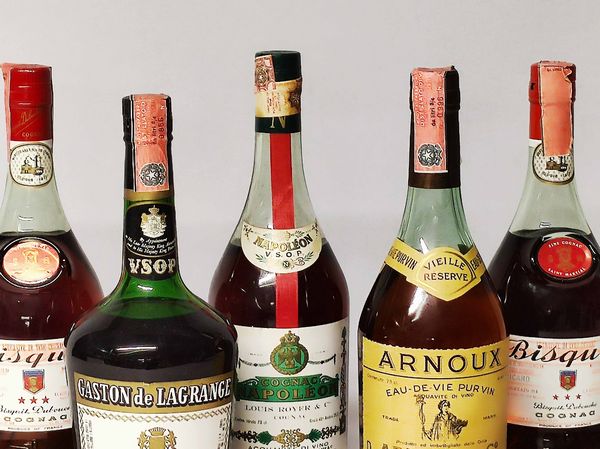 Bisquit, Gaston de Lagrange, Napoleon, Arnoux, Cognac  - Asta Whisky & Co. - Associazione Nazionale - Case d'Asta italiane