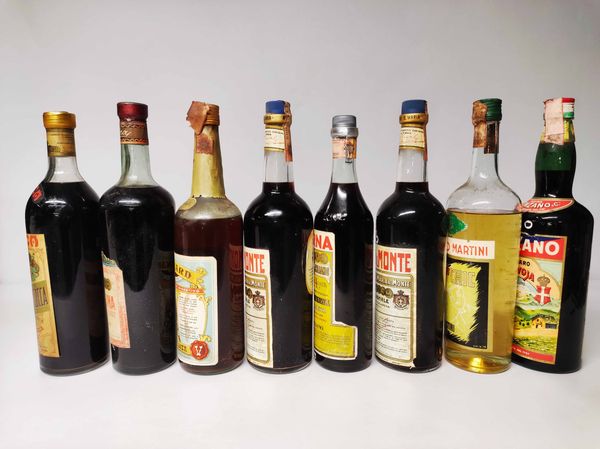 Zucca, Felsina, St. Bernard, S.Maria al Monte, Averna, Pietro Martini, Cinzano, Amari  - Asta Whisky & Co. - Associazione Nazionale - Case d'Asta italiane