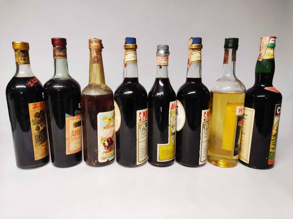 Zucca, Felsina, St. Bernard, S.Maria al Monte, Averna, Pietro Martini, Cinzano, Amari  - Asta Whisky & Co. - Associazione Nazionale - Case d'Asta italiane