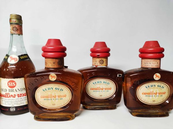 Cavallino Rosso, Collezione Italiana, Brandy  - Asta Whisky & Co. - Associazione Nazionale - Case d'Asta italiane
