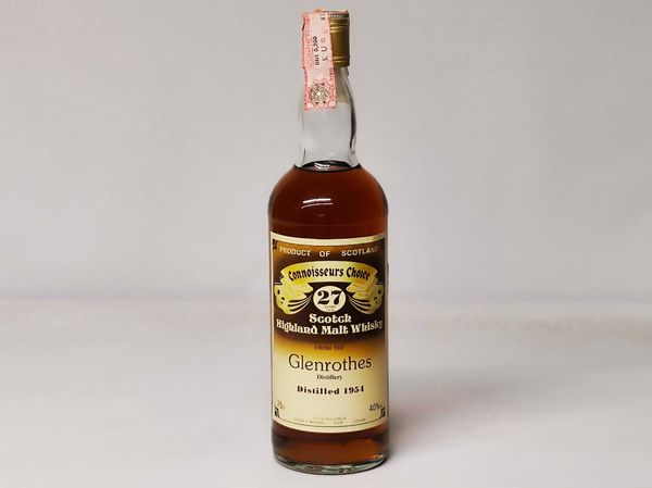 Glenrothes 1954 Connoisseurs Choice 27 Years Old, Highland Malt Whisky  - Asta Whisky & Co. - Associazione Nazionale - Case d'Asta italiane