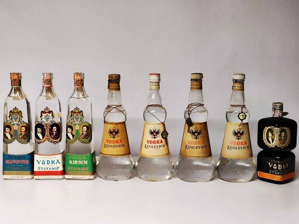 Keglevich & Stefanof, Vodka  - Asta Whisky & Co. - Associazione Nazionale - Case d'Asta italiane