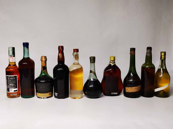 Latte di Suocera, Vecchia Pisa, Tonico, Anderson, Arak, Vieille Cure, D. Chiara, Marie Brizard, Abbati, Liquore & Amaro  - Asta Whisky & Co. - Associazione Nazionale - Case d'Asta italiane