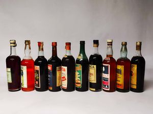 Bassi, Barbieir, Todisco, Riccadonna, Margot, Branca, Pilla, Bonomelli, Golett, Aperitivo & Bitter  - Asta Whisky & Co. - Associazione Nazionale - Case d'Asta italiane