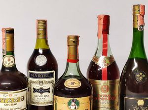 Otard, Martell, Napoleon, A. Hardy, Cognac  - Asta Whisky & Co. - Associazione Nazionale - Case d'Asta italiane