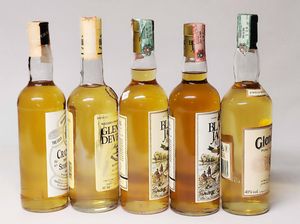 Crazy Glen, Glen Deveron, Black Jack, Glendullan, Scoth Whisky  - Asta Whisky & Co. - Associazione Nazionale - Case d'Asta italiane