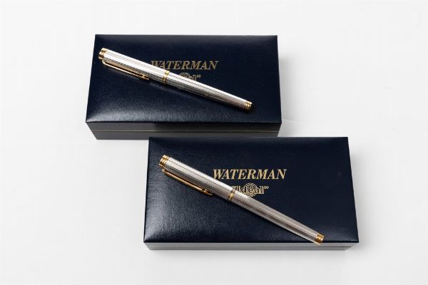 Due penne Waterman  - Asta Luxury Vintage e Penne da Collezione - Associazione Nazionale - Case d'Asta italiane