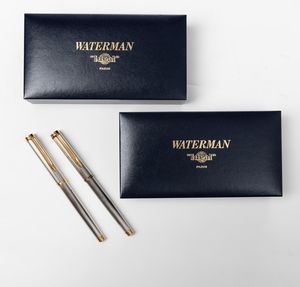 Due penne Waterman  - Asta Luxury Vintage e Penne da Collezione - Associazione Nazionale - Case d'Asta italiane