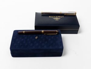 Due penne Waterman  - Asta Luxury Vintage e Penne da Collezione - Associazione Nazionale - Case d'Asta italiane