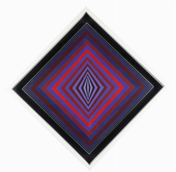 VICTOR VASARELY : Rhombus-A  - Asta Arte Moderna e Contemporanea - Associazione Nazionale - Case d'Asta italiane