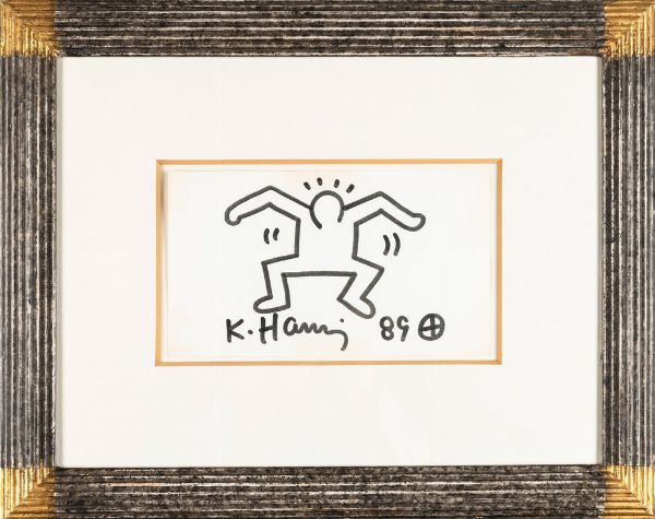 Keith Haring : Jumping man  - Asta Arte Moderna e Contemporanea - Associazione Nazionale - Case d'Asta italiane