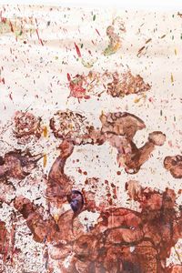 Hermann Nitsch : Senza titolo (Action painting)  - Asta Arte Moderna e Contemporanea - Associazione Nazionale - Case d'Asta italiane