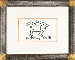 Keith Haring : Jumping man  - Asta Arte Moderna e Contemporanea - Associazione Nazionale - Case d'Asta italiane