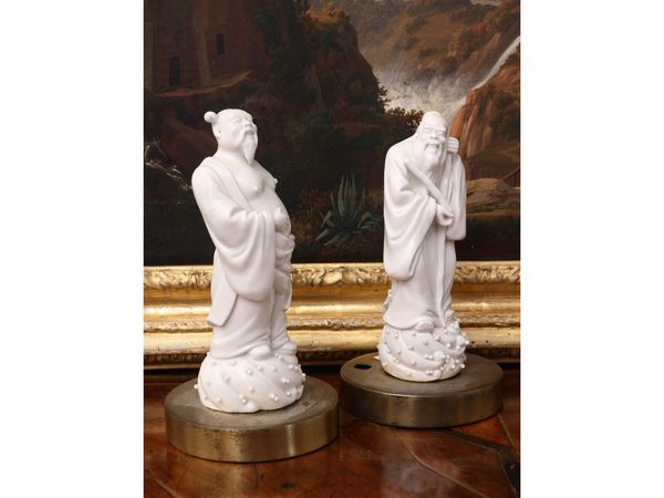 Coppia di figure in porcellana  - Asta Una casa al Ponte Vecchio - Associazione Nazionale - Case d'Asta italiane