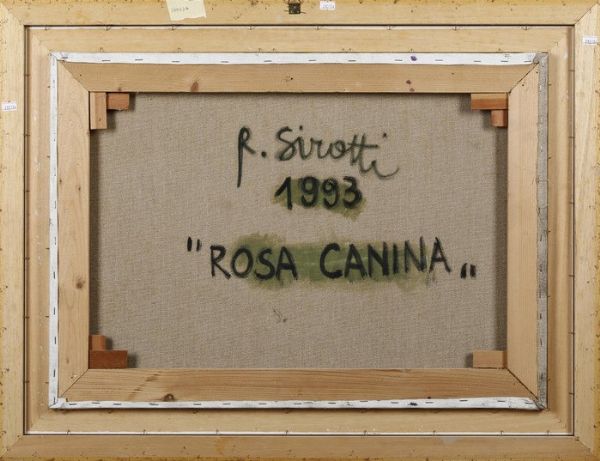 Raimondo Sirotti : Rosa Canina, 1993  - Asta Dimore italiane - Associazione Nazionale - Case d'Asta italiane