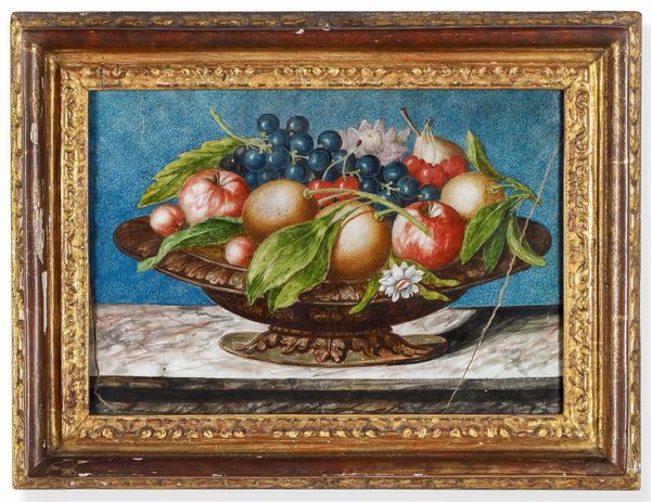 Octavianus Monfort : Nature morte con pesci e frutti  - Asta Dimore italiane - Associazione Nazionale - Case d'Asta italiane