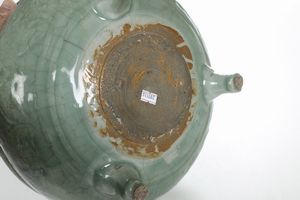 Grande incensiere porcellana celadon, Cina, Dinastia Ming (1368-1644)  - Asta Dimore italiane - Associazione Nazionale - Case d'Asta italiane