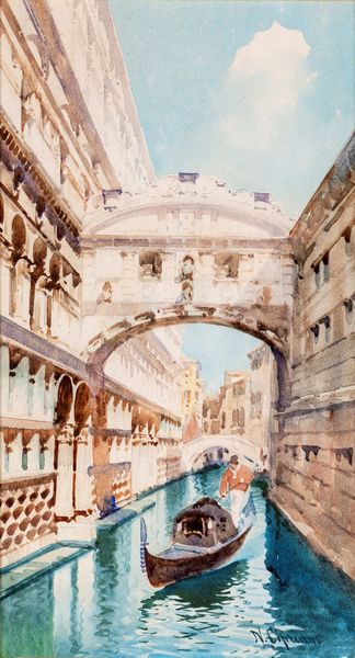 Nazareno Cipriani : Ponte dei Sospiri a Venezia  - Asta  Asta a Tempo - Antiquariato: Arredi, Icone, Dipinti Antichi e del XIX Secolo , Arte Orientale - Associazione Nazionale - Case d'Asta italiane