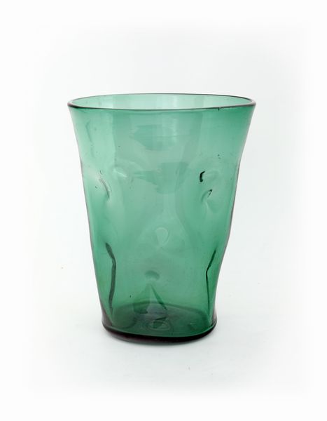 Vaso in vetro soffiato verde scuro, Murano  - Asta  Asta a Tempo - Antiquariato: Arredi, Icone, Dipinti Antichi e del XIX Secolo , Arte Orientale - Associazione Nazionale - Case d'Asta italiane