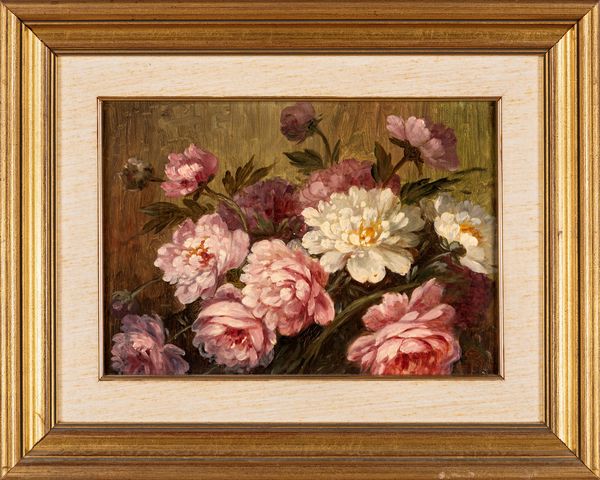 Guido Petrini : Peonie  - Asta  Asta a Tempo - Antiquariato: Arredi, Icone, Dipinti Antichi e del XIX Secolo , Arte Orientale - Associazione Nazionale - Case d'Asta italiane