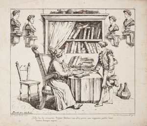 Sette litografie delle Belle Arti, dalla serie I promessi sposi di Bartolomeo Pinelli  - Asta  Asta a Tempo - Antiquariato: Arredi, Icone, Dipinti Antichi e del XIX Secolo , Arte Orientale - Associazione Nazionale - Case d'Asta italiane