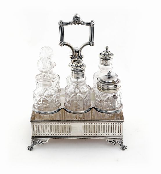 Cruet in metallo argentato, Walker & Hall, Sheffield  - Asta Asta a Tempo a Libera Offerta - Arredi per la Tavola in Silver Plated - Associazione Nazionale - Case d'Asta italiane