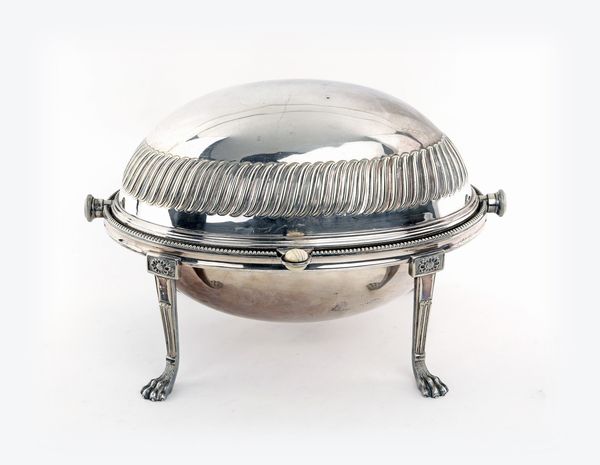 Scaldavivande ovale in metallo argentato  - Asta Asta a Tempo a Libera Offerta - Arredi per la Tavola in Silver Plated - Associazione Nazionale - Case d'Asta italiane