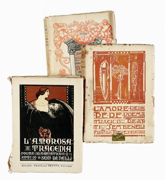 SEM BENELLI : Lotto composto di 4 pubblicazioni.  - Asta Libri a stampa dal XVI al XX secolo | ASTA A TEMPO - PARTE II  - Associazione Nazionale - Case d'Asta italiane