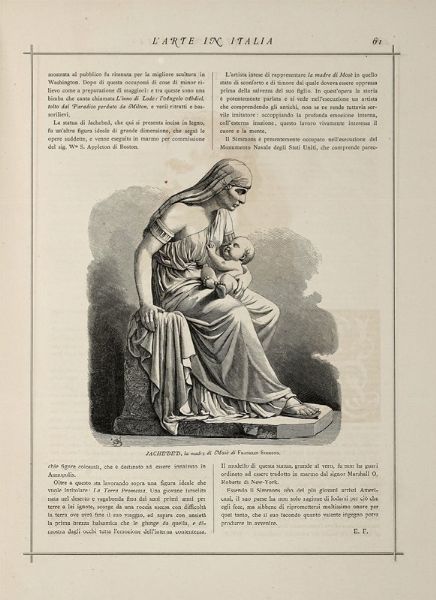 Carlo Felice Biscarra : L'arte in Italia. Rivista mensile di belle arti... Anno quinto. 1873.  - Asta Libri a stampa dal XVI al XX secolo | ASTA A TEMPO - PARTE II  - Associazione Nazionale - Case d'Asta italiane