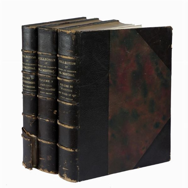 STELLA RUBENSTEIN-BLOCH : Catalogue of the collection of George and Florence Blumenthal. Volumes VI-V-VI.  - Asta Libri a stampa dal XVI al XX secolo | ASTA A TEMPO - PARTE II  - Associazione Nazionale - Case d'Asta italiane