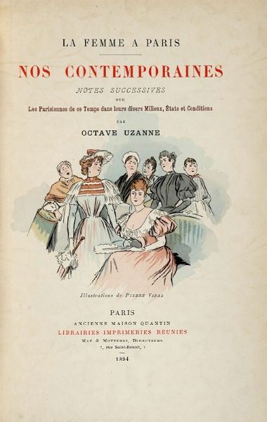 OCTAVE UZANNE : Lotto composto di 4 opere di Octave Uzanne.  - Asta Libri a stampa dal XVI al XX secolo | ASTA A TEMPO - PARTE II  - Associazione Nazionale - Case d'Asta italiane