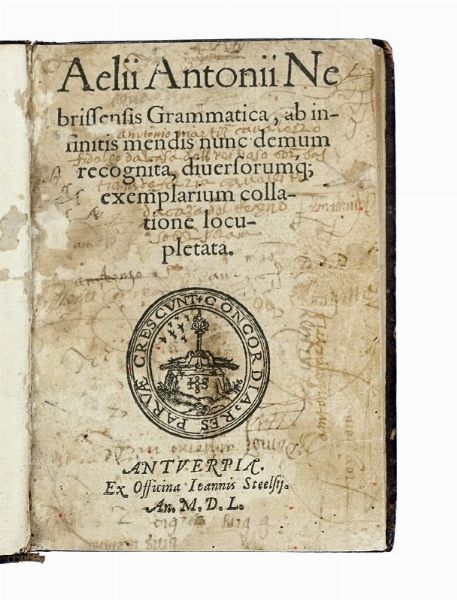 Lotto composto di 5 opere del XVI secolo.  - Asta Libri a stampa dal XVI al XX secolo | ASTA A TEMPO - PARTE II  - Associazione Nazionale - Case d'Asta italiane