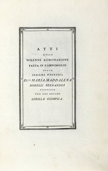 Lotto composto di 2 opere impresse da Bodoni nel XVIII secolo.  - Asta Libri a stampa dal XVI al XX secolo | ASTA A TEMPO - PARTE II  - Associazione Nazionale - Case d'Asta italiane