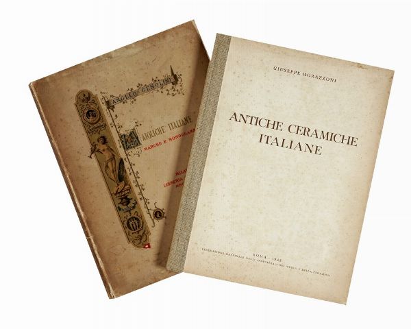 Lotto di 2 opere sulla ceramica.  - Asta Libri a stampa dal XVI al XX secolo | ASTA A TEMPO - PARTE II  - Associazione Nazionale - Case d'Asta italiane