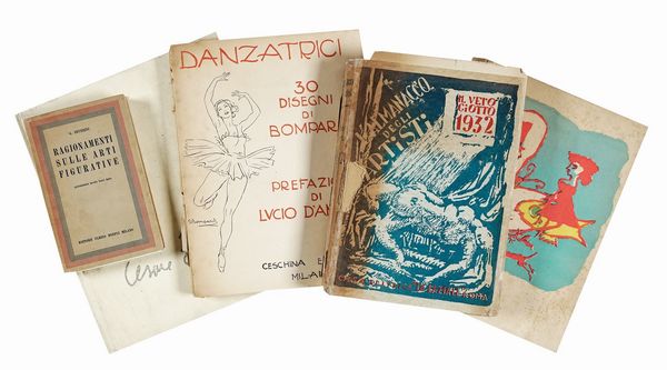 Lotto di 6 opere a tema artistico-letterario.  - Asta Libri a stampa dal XVI al XX secolo | ASTA A TEMPO - PARTE II  - Associazione Nazionale - Case d'Asta italiane