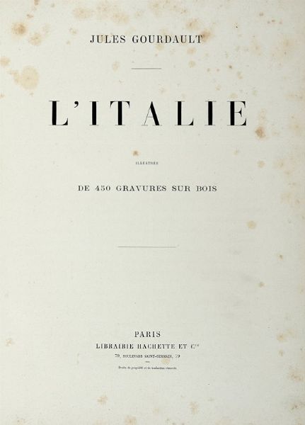 Lotto composto di 7 opere a tema geografia e viaggio Italia.  - Asta Libri a stampa dal XVI al XX secolo | ASTA A TEMPO - PARTE II  - Associazione Nazionale - Case d'Asta italiane