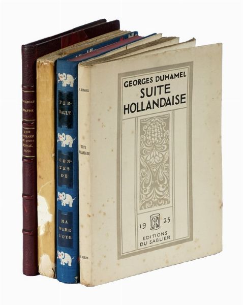 Lotto di 4 opere di lettaratura francese in tiratura limitata.  - Asta Libri a stampa dal XVI al XX secolo | ASTA A TEMPO - PARTE II  - Associazione Nazionale - Case d'Asta italiane