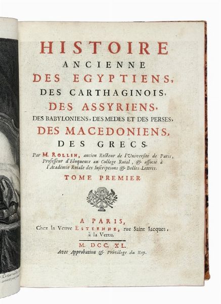 Lotto composto di 6 opere di storia del XVIII secolo.  - Asta Libri a stampa dal XVI al XX secolo | ASTA A TEMPO - PARTE II  - Associazione Nazionale - Case d'Asta italiane