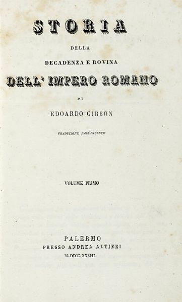 Lotto composto di 5 opere di storia del XIX secolo.  - Asta Libri a stampa dal XVI al XX secolo | ASTA A TEMPO - PARTE II  - Associazione Nazionale - Case d'Asta italiane