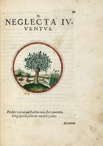 JOACHIM CAMERARIUS : Symbolorum & emblematum ex animalibus quadrupedibus...  - Asta Libri a stampa dal XVI al XX secolo | ASTA A TEMPO - PARTE II  - Associazione Nazionale - Case d'Asta italiane