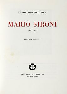 AGNOLDOMENICO PICA - Mario Sironi pittore.