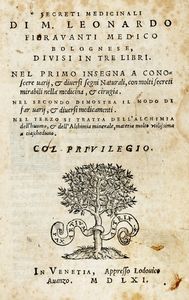 Lotto composto di 4 opere di medicina del XVI secolo.  - Asta Libri a stampa dal XVI al XX secolo | ASTA A TEMPO - PARTE II  - Associazione Nazionale - Case d'Asta italiane