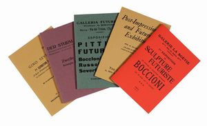 Esposizioni futuriste. 1912-1918. Esposizioni futuriste. II serie. 1918-1931.  - Asta Libri a stampa dal XVI al XX secolo | ASTA A TEMPO - PARTE II  - Associazione Nazionale - Case d'Asta italiane