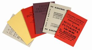 Esposizioni futuriste. 1912-1918. Esposizioni futuriste. II serie. 1918-1931.  - Asta Libri a stampa dal XVI al XX secolo | ASTA A TEMPO - PARTE II  - Associazione Nazionale - Case d'Asta italiane