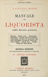 Antonio Rossi - Manuale del liquorista.