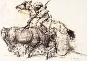 MASSIMO QUAGLINO Refrancore (AT) 1899 - 1982 Torino - Picador