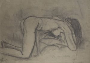 EDGARDO CORBELLI Torino 1918 - 1989 - Nudo femminile 1958