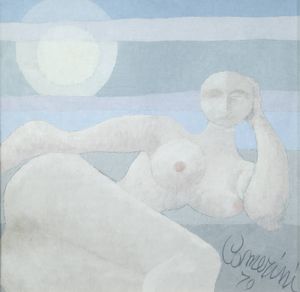 LAMBERTO CAMERINI Torino 1930 - Tintarella di luna 1970